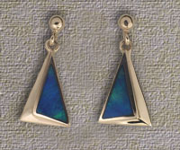 Inlaid Opal Drop Earrings IE03
