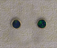 Inlaid Opal Stud Earrings IE04