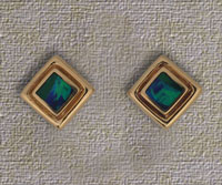 Inlaid Opal Stud Earrings IE06