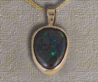 Boulder Opal Pendant OP01