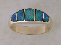 Inlaid Opal Ring IR17