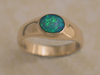 Inlaid Opal Ring IR15