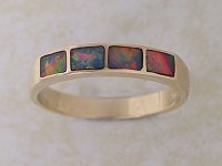 Inlaid Opal Ring IR09